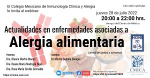 Actualidades en patologías asociadas a Alergia alimentaria