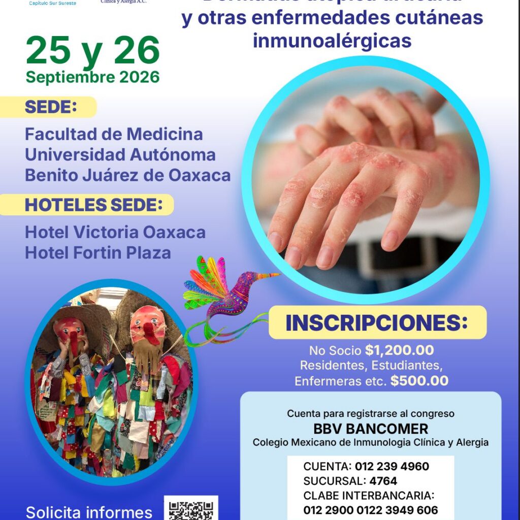 Reunión de Capítulo Sur-Sureste y III SUMMIT: Dermatitis atópica, urticaria y otras enfermedades cutáneas inmunoalérgicas