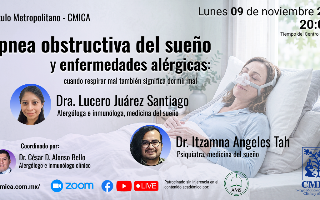 Apnea obstructiva del sueño y enfermedades alérgicas: cuando respirar mal también significa dormir mal