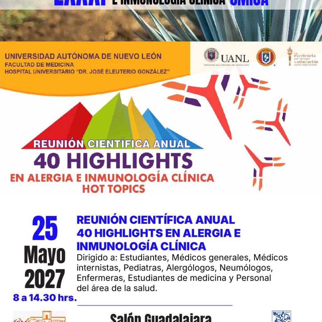 Reunión Científica Anual 40 Highlights en alergia e Inmunología Clínica